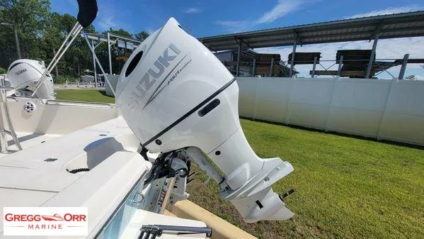 Slide: The Image of 2024 Bulls Bay 2200 boat with Suzuki outboard motor at Gregg Orr Marine. - 4