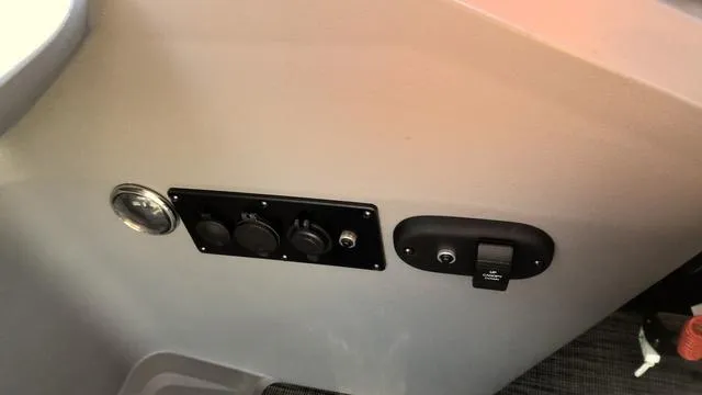 Slide: The Image of Control panel of 2025 Godfrey Pontoons Sweetwater 2286 SB GTP boat. - 22