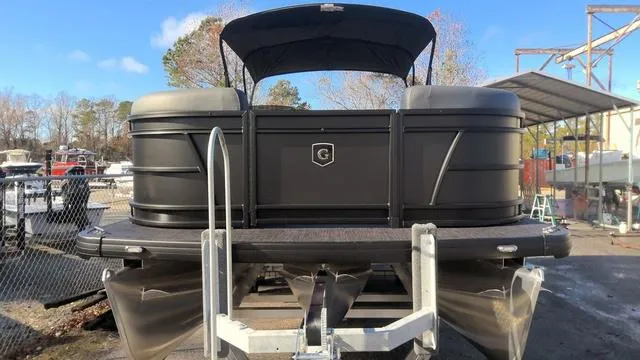 Slide: The Image of Dashboard of 2025 Godfrey Pontoons Sweetwater 2286 SB with Simrad display and controls. - 5