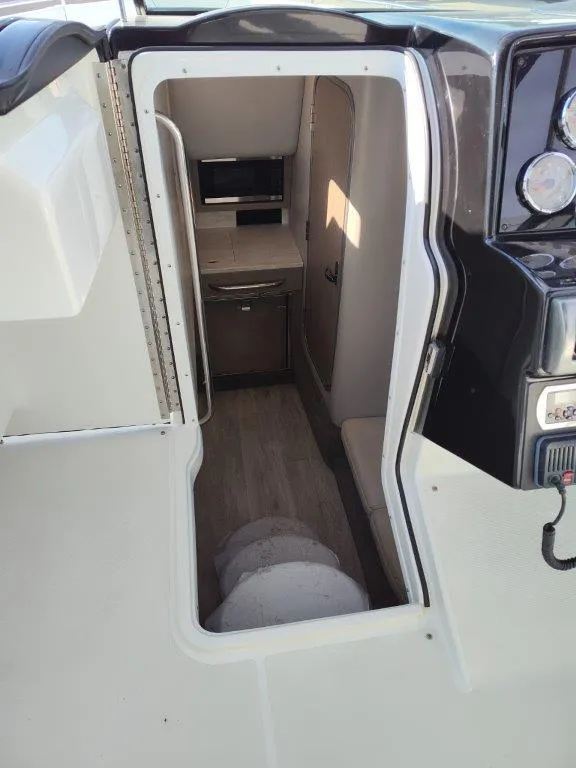 Slide: The Image of Interior cabin of 2018 Formula 350 Crossover Bowrider with modern design and control panel. - 34