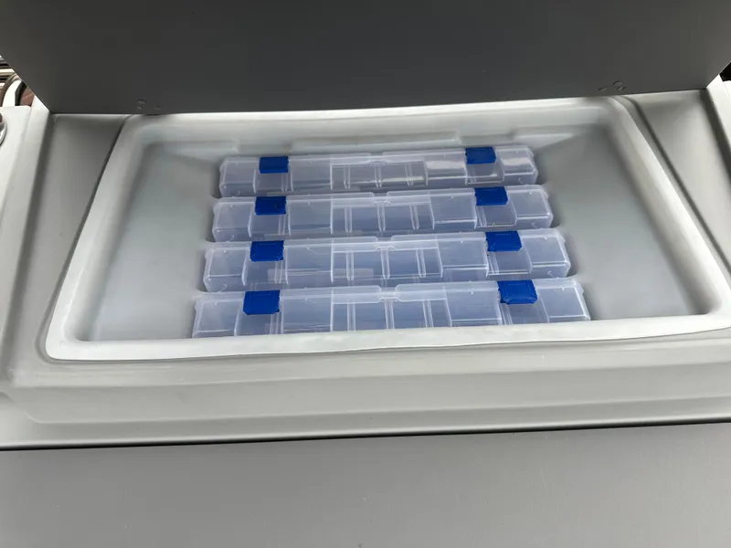 Slide: The Image of Trifecta 22 TRFCLE 2025 cooler with ice packs inside. - 10