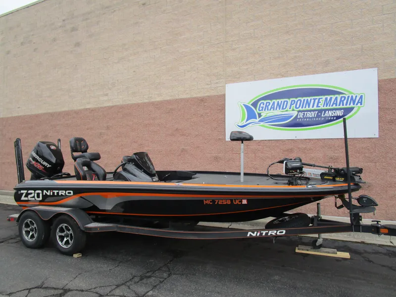 Slide: The Image of 2017 Nitro Z20 Z-Pro High Performance boat at Grand Pointe Marina. - 2