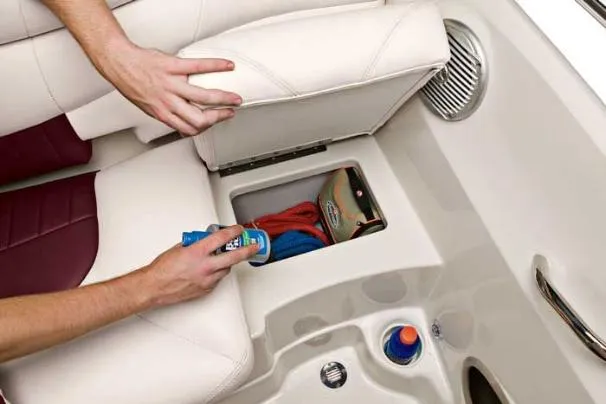 Slide: The Image of Manufacturer Provided Image: Underseat storage provides a handy place to keep items. - 17
