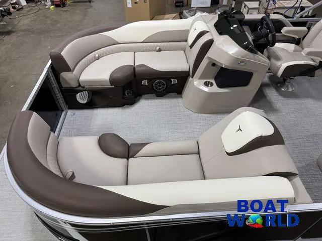 Slide: The Image of 2025 Tahoe LTZ 2385 Swingback interior with luxurious seating and modern design. - 3