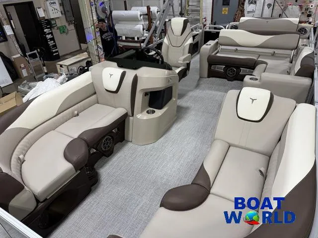 Slide: The Image of 2025 Tahoe LTZ 2385 Swingback interior with luxurious seating and modern design. - 34