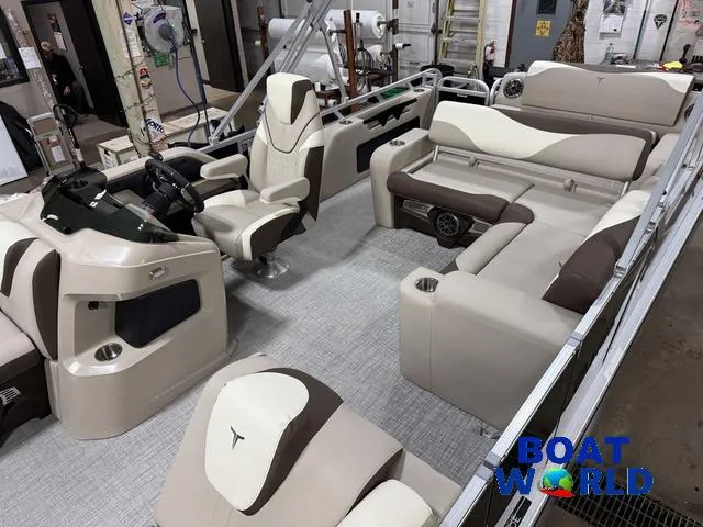 Slide: The Image of 2025 Tahoe LTZ 2385 Swingback interior with luxurious seating and modern design. - 4
