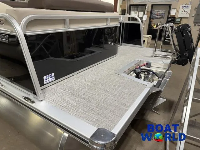 Slide: The Image of 2025 Tahoe LTZ 2385 Swingback with Honda 4-Stroke EFI, showcased at Boat World. - 42