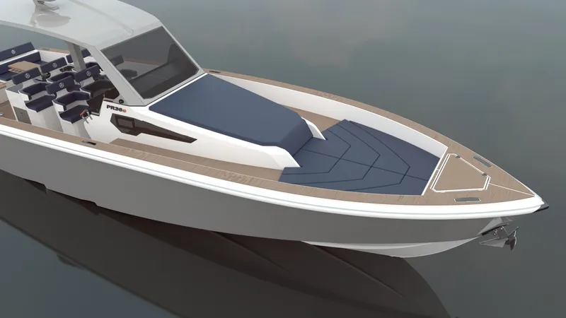 Slide: The Image of 2025 ALPHA TANGO YACHTS PR36c luxury yacht with sleek design and modern seating. - 3