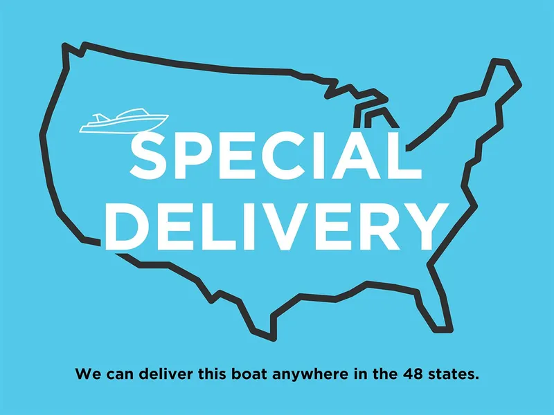 Slide: The Image of Special delivery of 1999 Fountain 29 Fever boat across 48 states. - 23