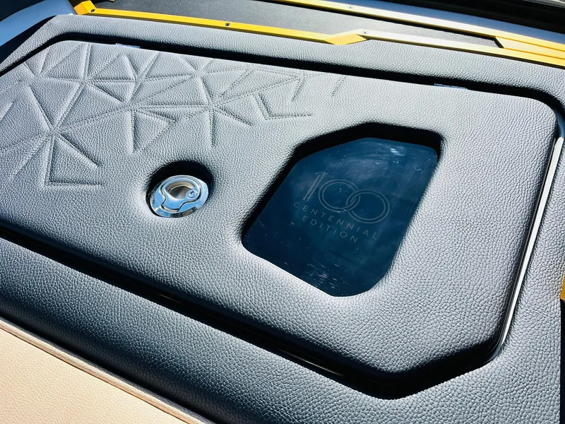 Slide: The Image of 2025 Nautique Super Air Nautique G25 Paragon Centennial Edition dashboard detail. - 34