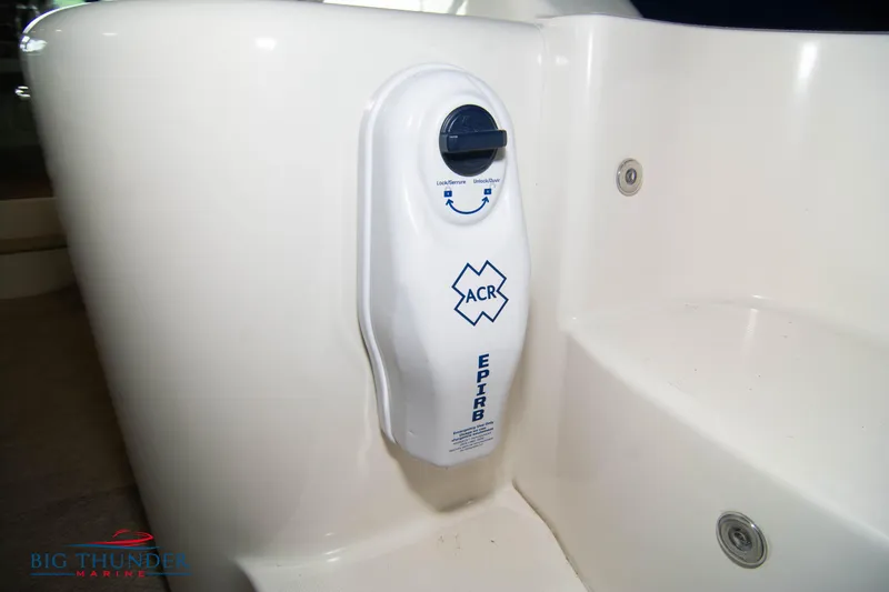 Slide: The Image of ACR EPIRB mounted on 2013 Sea Ray 540 Sundancer yacht. - 21
