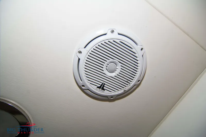 Slide: The Image of White speaker on 2013 Sea Ray 540 Sundancer ceiling. - 37