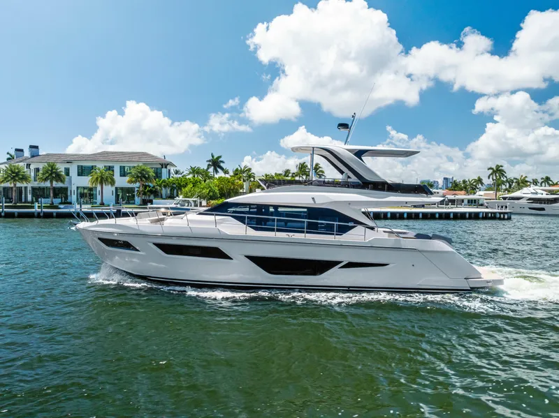 Slide: The Image of Ferretti Yachts 580 2025 - 2