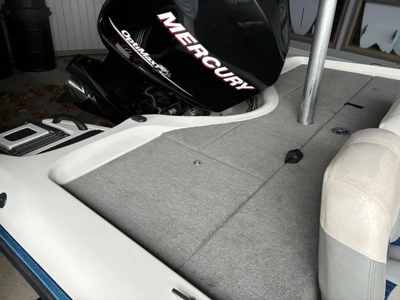 Slide: The Image of 2007 Nitro 189 Sport boat with Mercury outboard motor, interior view. - 6