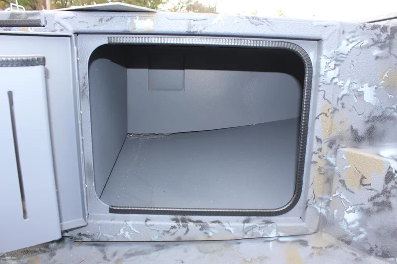 Slide: The Image of 2025 Excel Eclipse 1554 storage compartment with camouflage design. - 20