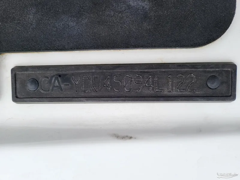 Slide: The Image of 2022 Sea-Doo GTX PRO 130 hull identification number plate. - 11