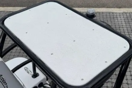 Slide: The Image of Action Craft 17 Flats 2025 boat platform with non-slip surface. - 28