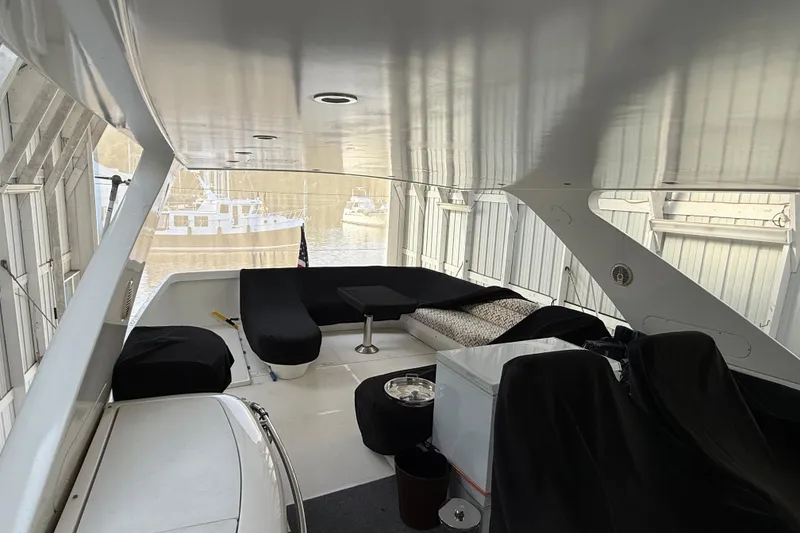 Slide: The Image of Luxurious kitchen in 1997 Bayliner 5788 Pilot House Motoryacht with modern appliances. - 44