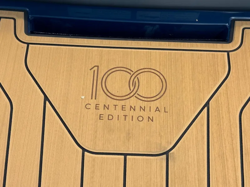 Slide: The Image of 2025 Nautique Super Air Nautique S21 Centennial Edition deck design. - 5