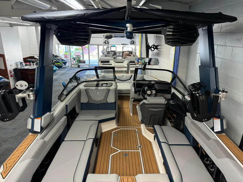 Slide: The Image of 2024 Nautique Super Air Nautique G23 interior with sleek design and advanced features. - 3