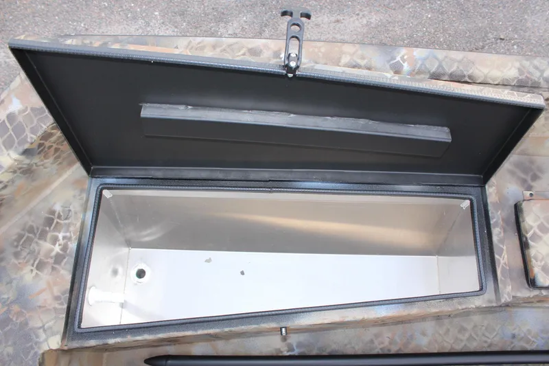 Slide: The Image of Open storage compartment in 2025 Excel 1751 Viper F4 boat. - 15