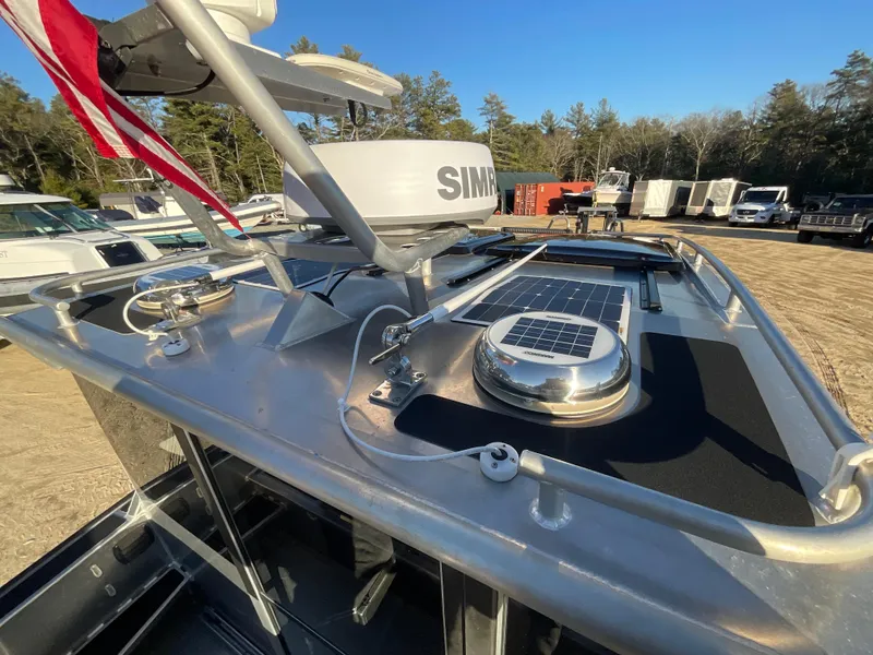 Slide: The Image of 2023 Viggo C8 boat with solar panel and radar equipment on deck. - 30