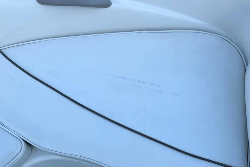 Slide: The Image of Close-up of 2002 Bayliner 185 BR boat interior upholstery. - 23