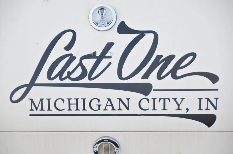 Slide: The Image of Regal Commodore 4160 boat, "Last One," Michigan City, IN, 2001 model. - 10