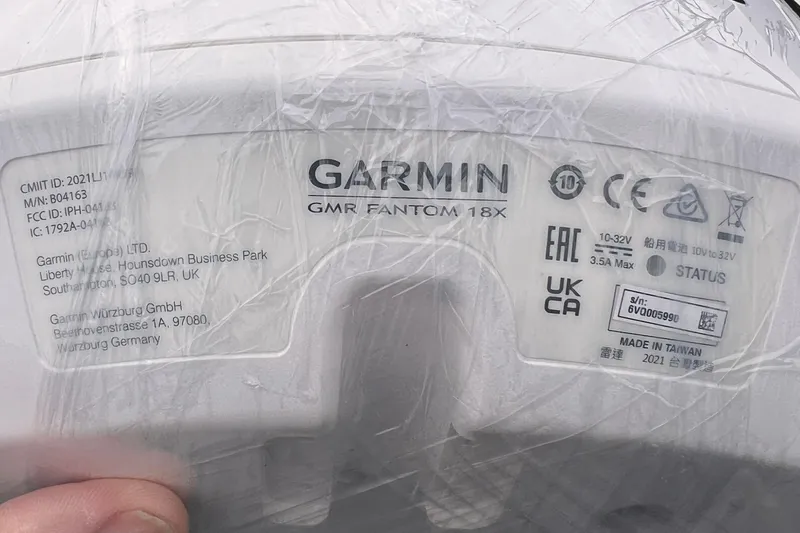 Slide: The Image of Garmin GMR Fantom 18x radar on 2016 Steiger Craft 23 Miami boat. - 24