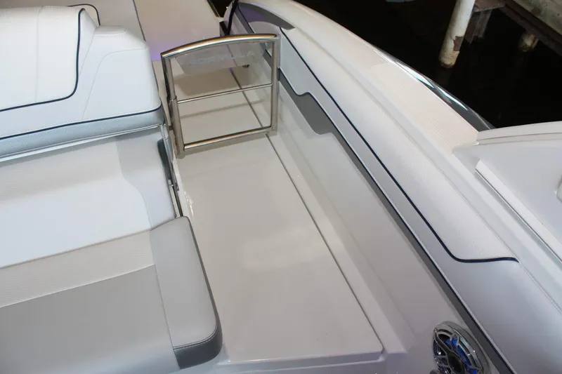 Slide: The Image of 2026 Formula 310 Sun Sport boat interior with sleek seating and modern design. - 41