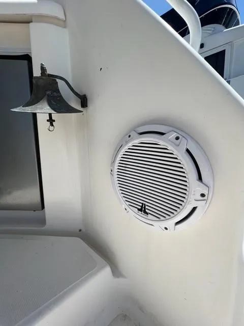 Slide: The Image of Tiara Yachts 2007 4300 Sovran speaker and light fixture on deck. - 45