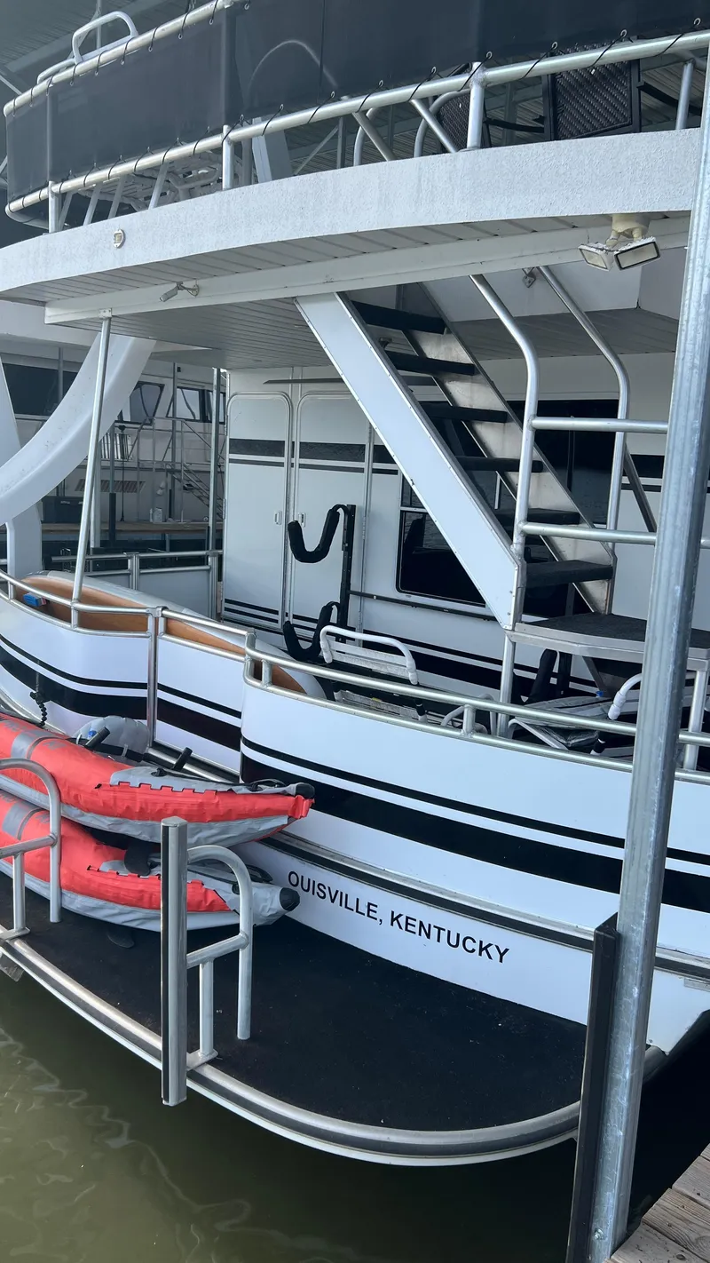 Slide: The Image of 2008 Monticello River Yacht docked in Louisville, Kentucky. - 61