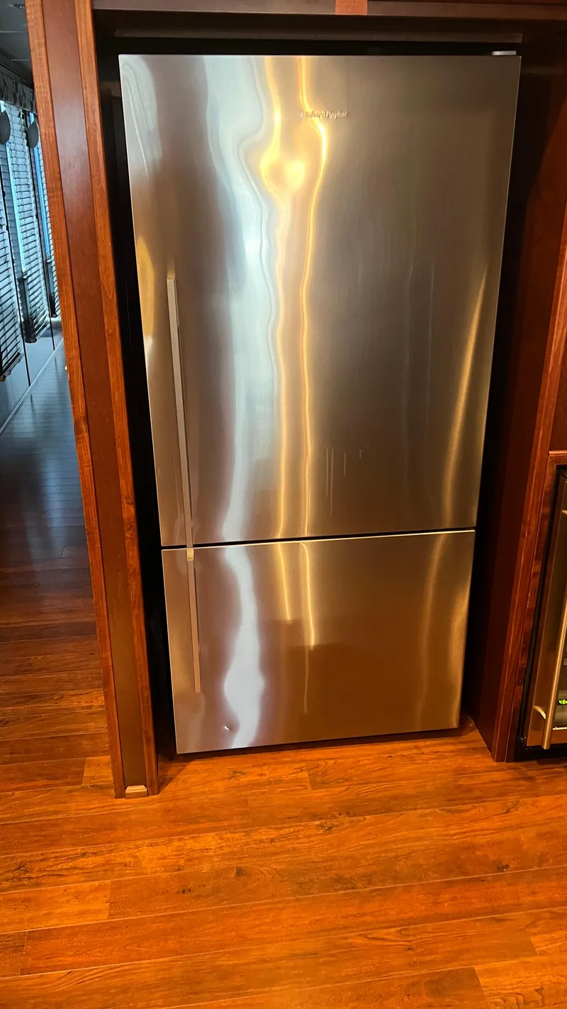 Slide: The Image of Stainless steel refrigerator on Monticello River Yacht, 2008 model, with wooden flooring. - 8