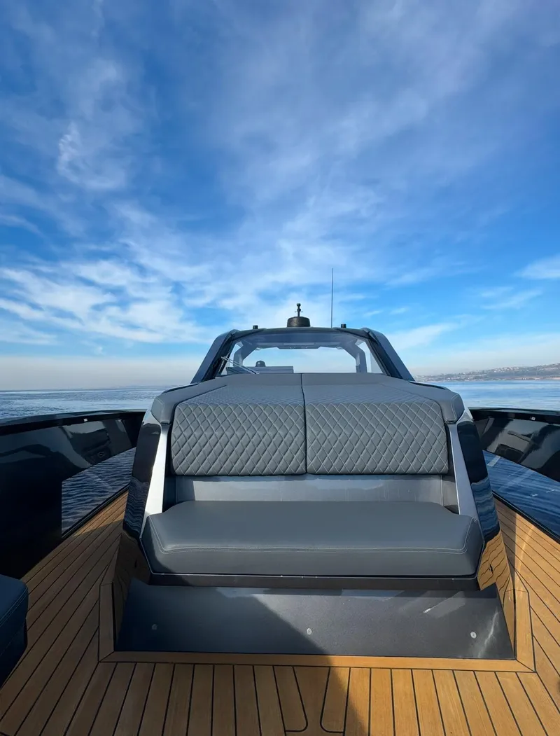 Slide: The Image of 2019 Maori 54ft Family yacht with sleek design on open water. - 7