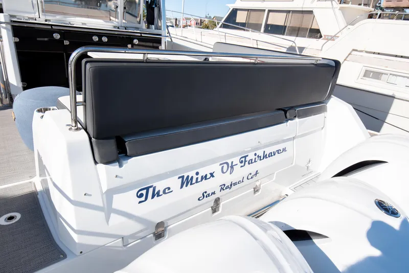 Slide: The Image of Jeanneau Leader 12.5 WA 2021 boat with "The Minx Of Fairhaven" nameplate, San Rafael, CA. - 21