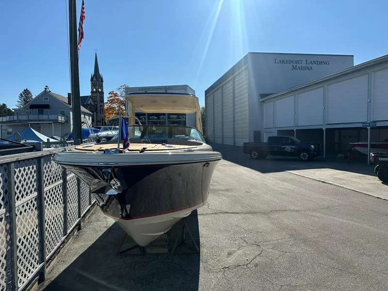 Slide: The Image of 2023 Chris-Craft Launch 28 GT at Lakefront Landing Marina, sunny day. - 5