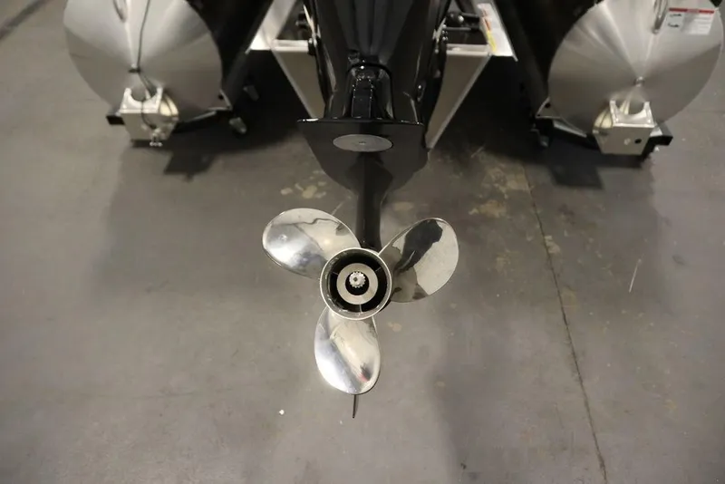 Slide: The Image of Propeller of 2025 Trifecta 24RF LE 2.75 boat on display. - 43