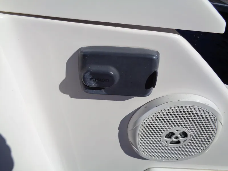 Slide: The Image of 2014 Regal 3060 Window Express boat speaker and accessory mount. - 12
