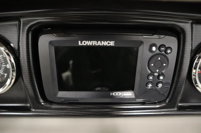 Slide: The Image of Luxurious seating on the 2025 Trifecta 22TRFC LE 2.75 pontoon boat, featuring modern design. - 16