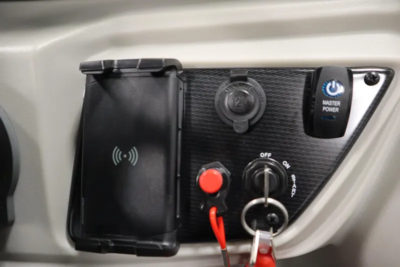 Slide: The Image of Interior storage compartment of 2025 Trifecta 22TRFC LE 2.75 boat. - 18