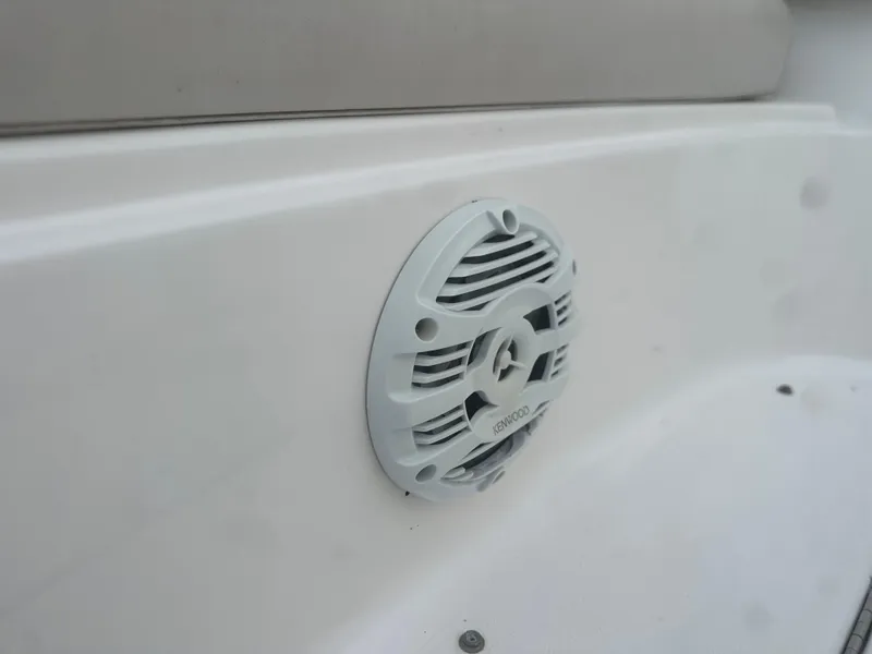 Slide: The Image of Kenwood speaker on 2007 Hurricane SunDeck 237 OB boat interior. - 35