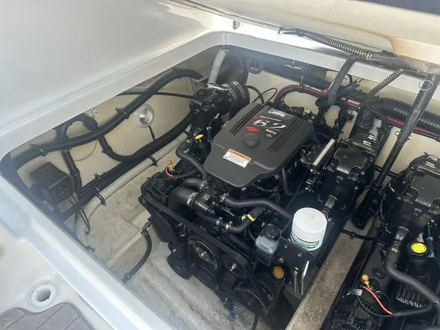 Slide: The Image of Engine compartment of a 2008 Formula 310 Sun Sport boat. - 24