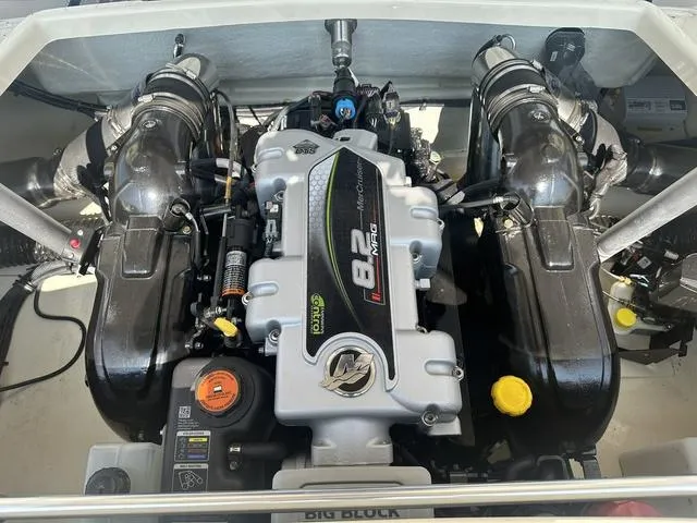 Slide: The Image of 2021 Chris-Craft Launch 27 engine, featuring a powerful 8.2L V8 motor. - 24
