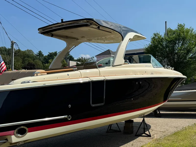 Slide: The Image of 2021 Chris-Craft Launch 35 GT boat with sleek design and elegant detailing. - 27