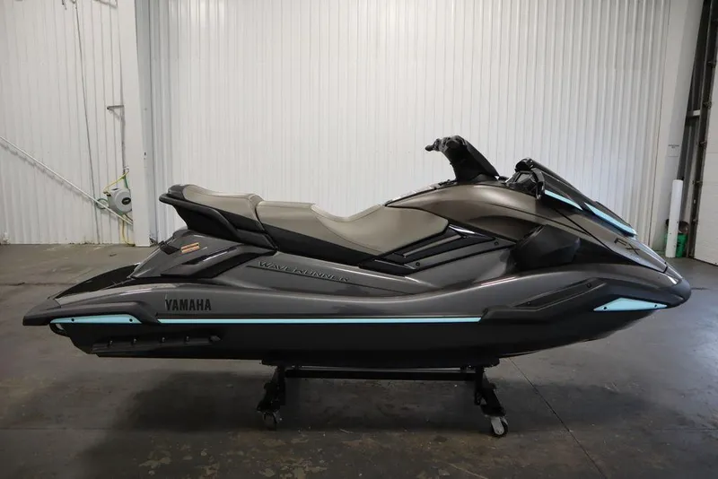 Slide: The Image of 2025 Yamaha WaveRunner FX® HO Audio in a showroom, side view. - 30