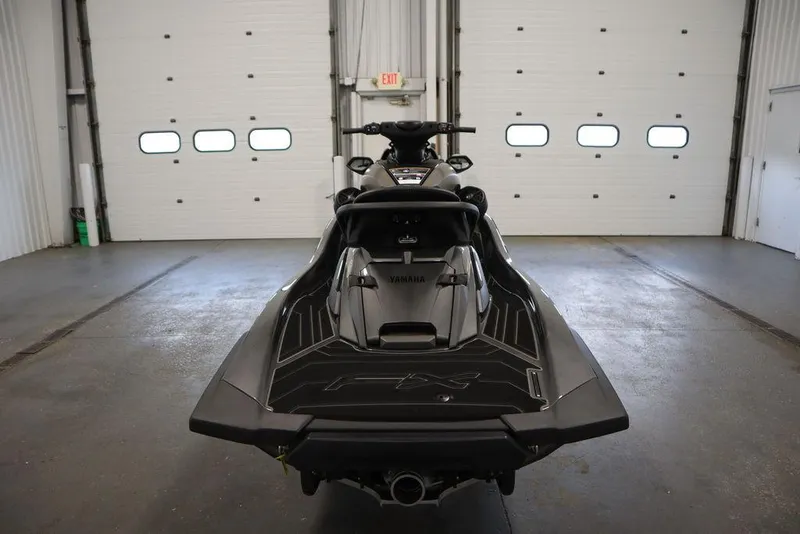 Slide: The Image of 2025 Yamaha WaveRunner FX® HO Audio in a garage, rear view. - 31