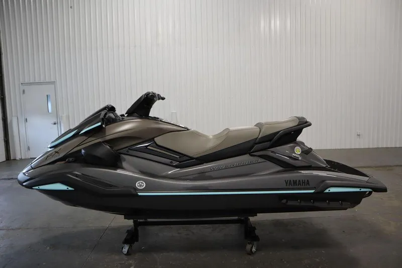 Slide: The Image of 2025 Yamaha WaveRunner FX® HO Audio in a showroom, side view. - 6