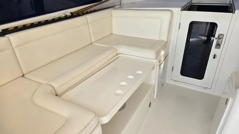 Slide: The Image of 2008 Ocean 37 Billfish port side seating - 18