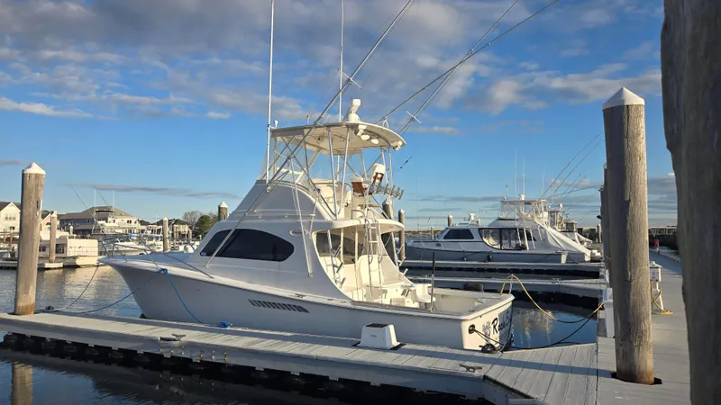 Slide: The Image of 2008 Ocean 37 Billfish port slip view - 2