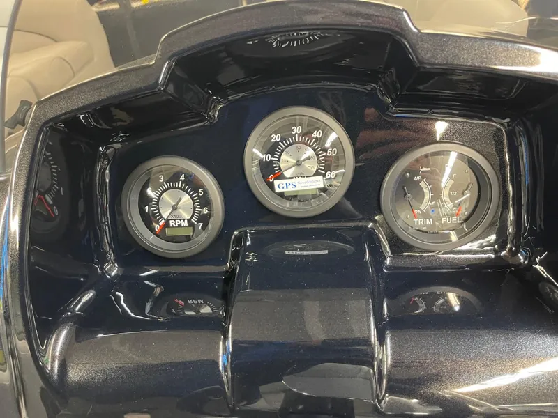Slide: The Image of 2025 JC Spirit 247TT Sport dashboard with RPM, speedometer, and fuel gauges. - 12